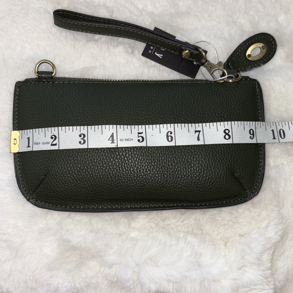 New w/Tags Joy Susan Mini Crossbody Wristlet Clutch Pebbled Leather Belt Bag - Picture 12 of 16